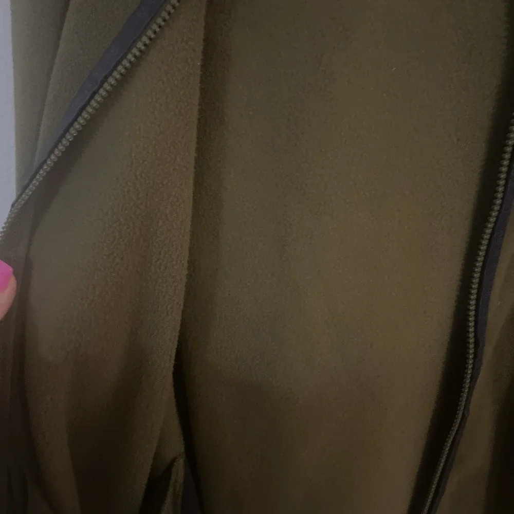MICHAEL KORS XL Men's Green w/ Navy‎ Accent Full Zip Hoodie Fleece